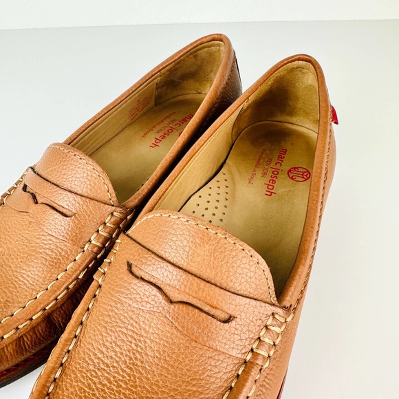 Marc Joseph East Village Leather Penny Loafer, Cognac, 8 - Picture 8 of 8